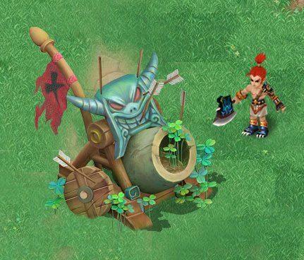 cartoon version - wind magic cannon 3D Model .c4d .max .obj .3ds .fbx .stl .blend 