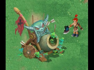 cartoon version - wind magic cannon Modèle 3D