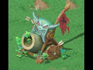 cartoon version - wind magic cannon Modello 3D