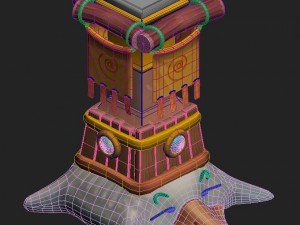cartoon version - weight creeping duck 3D Model
