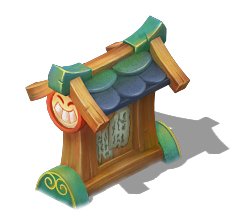 cartoon version - bulletin board 3D Model .c4d .max .obj .3ds .fbx .stl .blend 