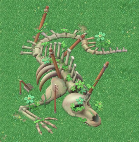 cartoon version - ancient dragon fossils 3D Модель .c4d .max .obj .3ds .fbx .stl .blend 