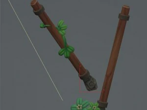 cartoon edition - ancient battlefield arrows 3D Model