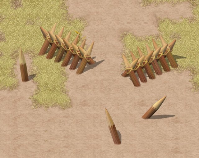 cartoon edition - enchantment wooden fence Modèle 3D .c4d .max .obj .3ds .fbx .stl .blend