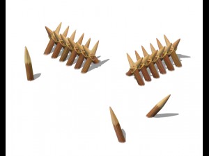 cartoon edition - enchantment wooden fence Modèle 3D