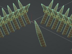 cartoon edition - enchantment wooden fence Modèle 3D