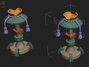 cartoon version - goblet of fire 3D Model