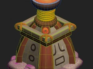 cartoon version - god lamp 3D Model