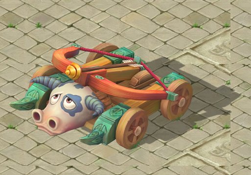 cartoon version - taurus crossbow car Model 3D .c4d .max .obj .3ds .fbx .stl .blend 