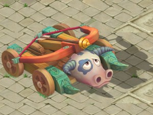 cartoon version - taurus crossbow car Model 3D