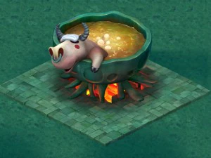&ccedil;izgi film versiyonu - tauren yağ karteri banyosu 3D Model