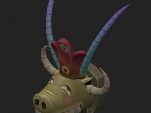 cartoon version - exorcise the strange 3D Model