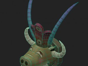 cartoon version - exorcise the strange 3D Model