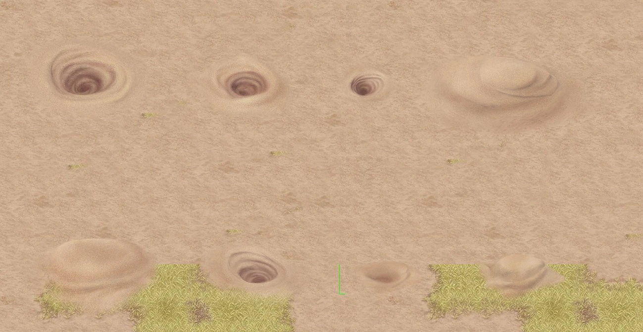 cartoon version - desert whirlpool 3D Model .c4d .max .obj .3ds .fbx .stl .blend