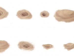 cartoon version - desert whirlpool 3D Model