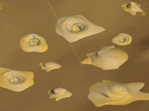 cartoon version - desert whirlpool 3D Model