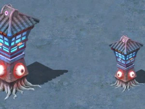 versi&oacute;n de dibujos animados - luces del alma de comida Modelo 3D