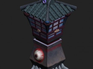 cartoon version - food soul lights Model 3D