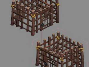 cartoon version - death row - death field 3D Model