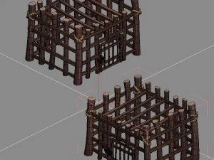 cartoon version - death row - death field 3D Model