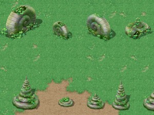 cartoon version - pacific snail stone - stool 3D मॉडल
