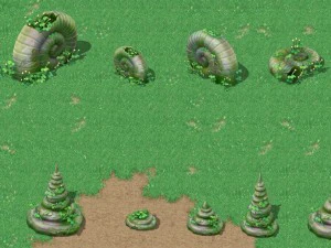 cartoon version - pacific snail stone - stool 3D Model