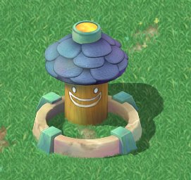 cartoon version - small wave flower garden Modello 3D .c4d .max .obj .3ds .fbx .stl .blend