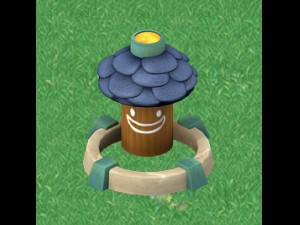 cartoon version - small wave flower garden Modello 3D