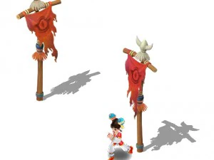 cartoon version of the prison 3D Model