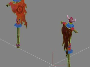 cartoon version of the prison 3D Model
