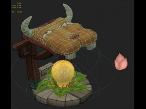 cartoon version - lucky lights 3D Model