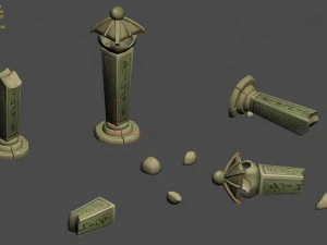 cartoon version - cited soul stone 3D Model