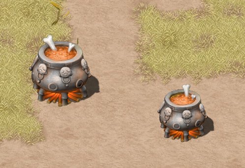 cartoon version - oil pan - the execution ground 3D 모델 .c4d .max .obj .3ds .fbx .stl .blend 