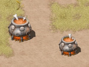 cartoon version - oil pan - the execution ground 3D मॉडल