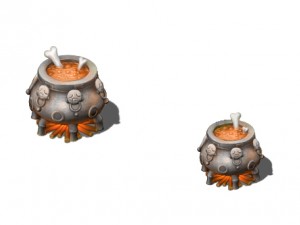 cartoon version - oil pan - the execution ground 3D 모델