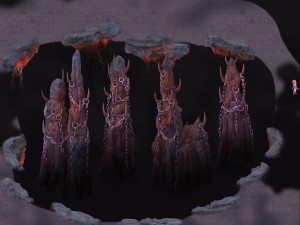 cartoon hell - wail abyss - pillars Modelo 3D