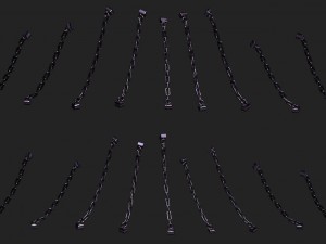 cartoon hell - wail abyss - chains Modelo 3D
