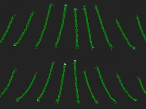 cartoon hell - wail abyss - chains 3D Model