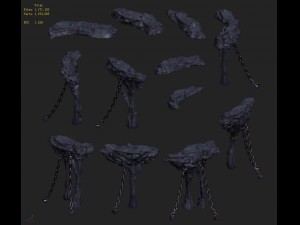 cartoon hell - wail abyss - outer ring 3D Model