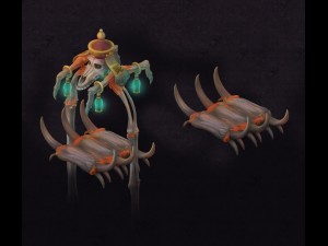 cartoon hell - bones of grievances Model 3D