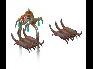 cartoon hell - bones of grievances Model 3D