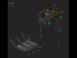 cartoon hell - bones of grievances Model 3D