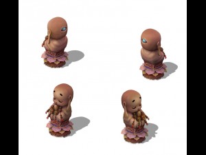 cartoon hell - to possession of law enforcement sm 3D Model