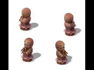 cartoon hell - to possession of law enforcement sm 3D Model