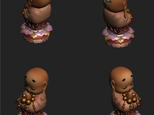 cartoon hell - to possession of law enforcement sm 3D Model