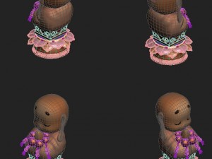 cartoon hell - to possession of law enforcement sm 3D Model