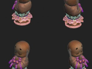 cartoon hell - to possession of law enforcement sm 3D Model