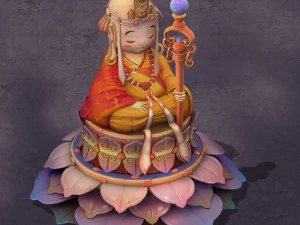 inferno dos desenhos animados - para o rei de Buda Modelo 3D