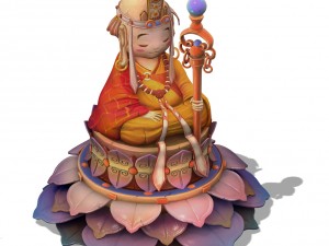 cartoon hell - to the king of the buddha 3D Model
