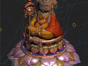 cartoon hell - to the king of the buddha 3D Model